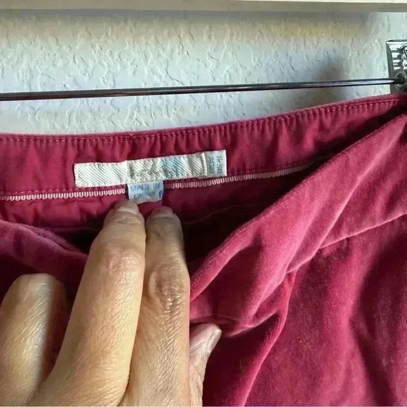 Boden Velvet Pants Women’s US 4L Pink Bright‎ Luxe Straight Leg Barbiecore - Picture 9 of 12